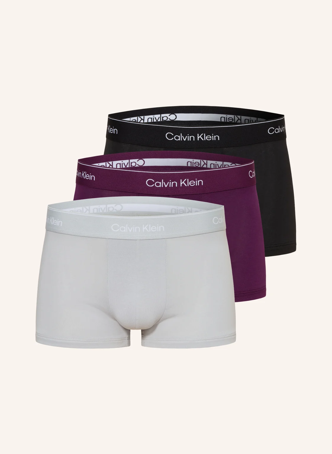 Calvin Klein 3er-Pack Boxershorts ICON COTTON STRETCH Low Rise