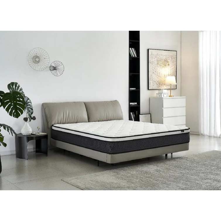 Sauget 10 Inch Pillow Top Hybrid Mattress