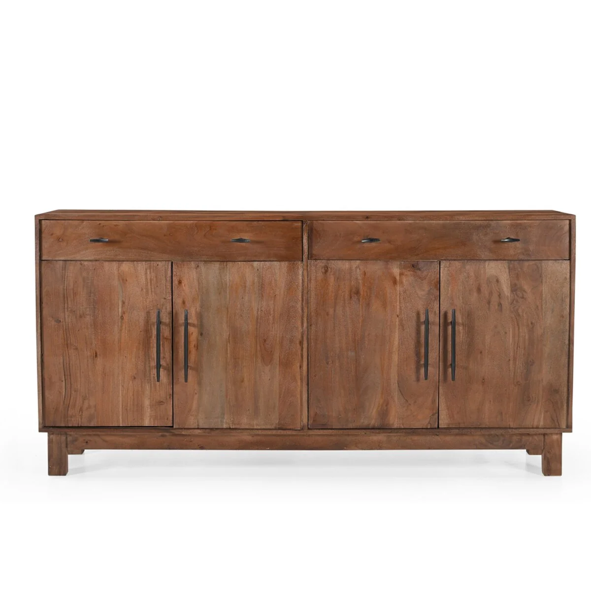 Sparrow Solid Wood 4 Door Sideboard Buffet Cabinet - Brown - N/A