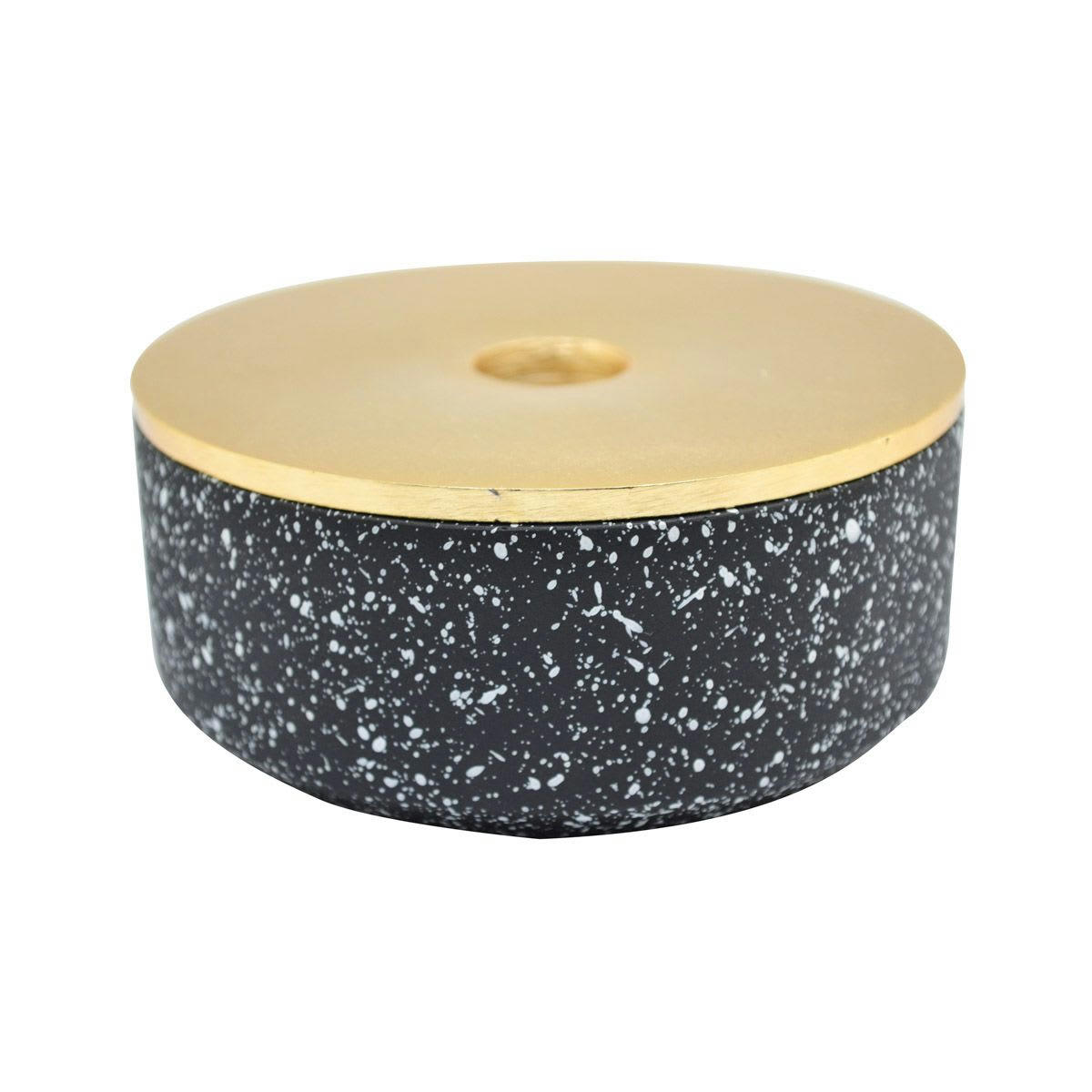 MUZZ - Boite décorative noir et or