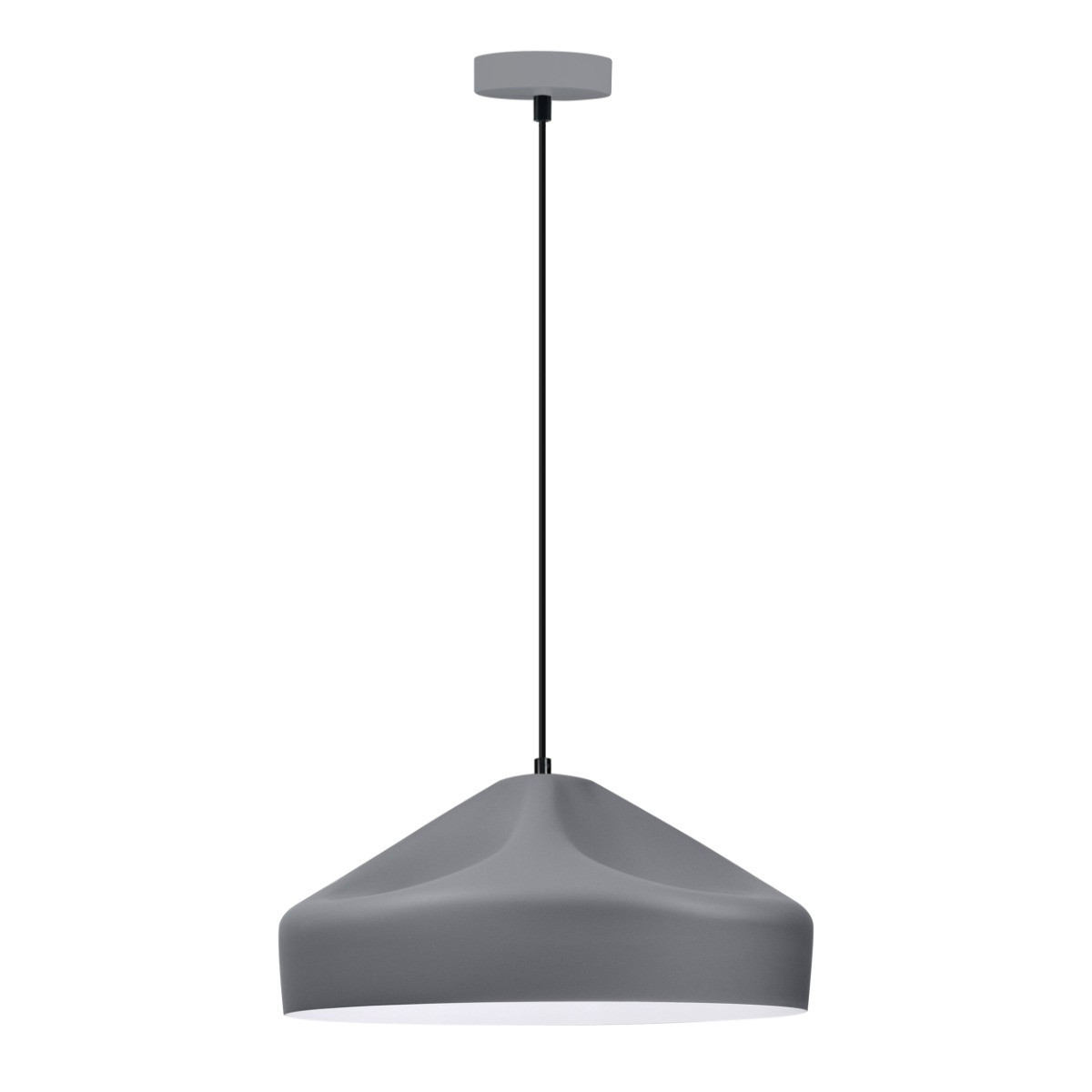 Lampa wisząca szary matowa-czarna-biała GAVLE 1xE27x20W Polux