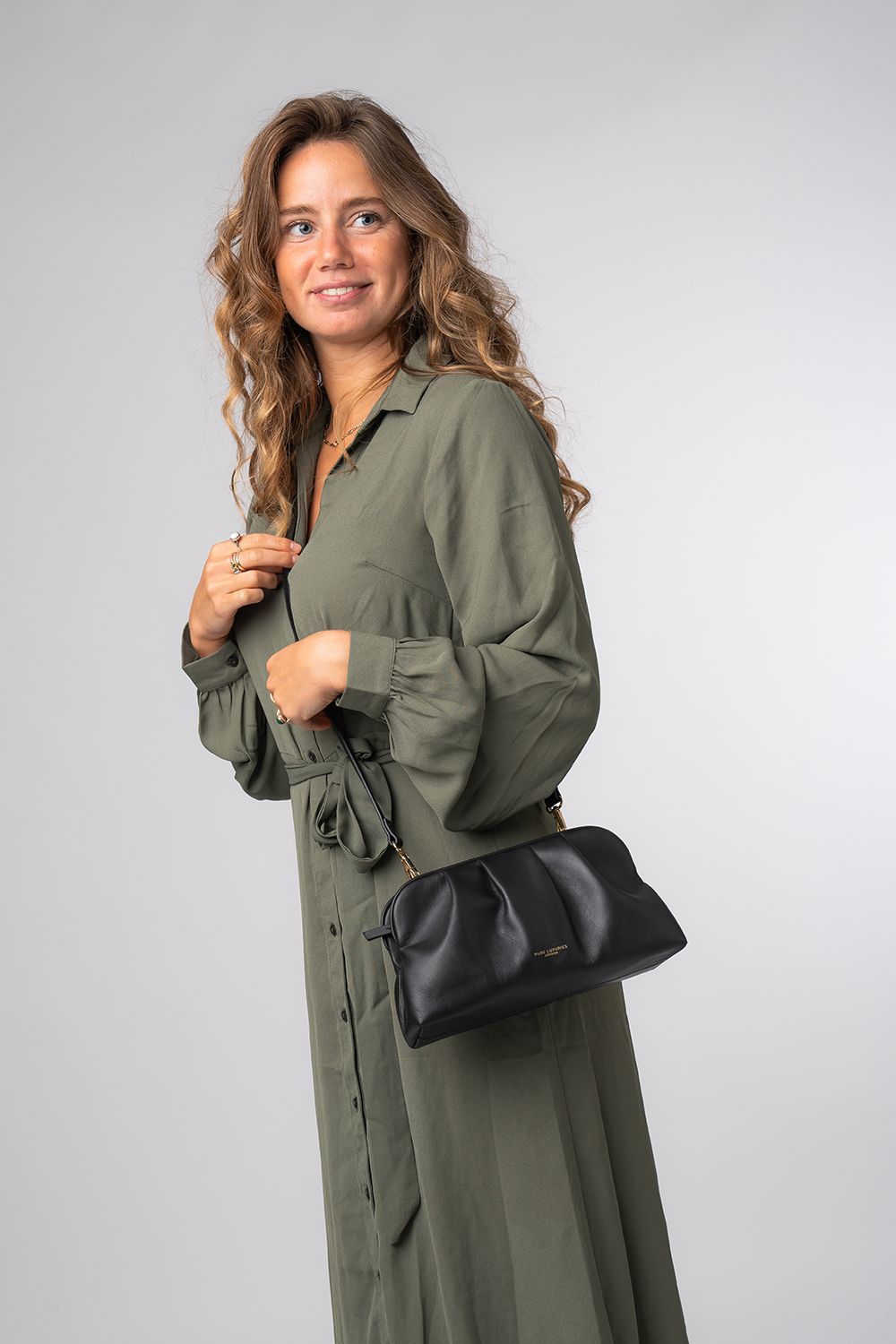 Pure Luxuries London Kimberly' Leather Cross Body & Clutch Bag