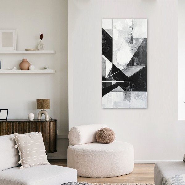 Obraz do salonu sypialni biura kuchni, Geometryczna abstrakcja 40x80