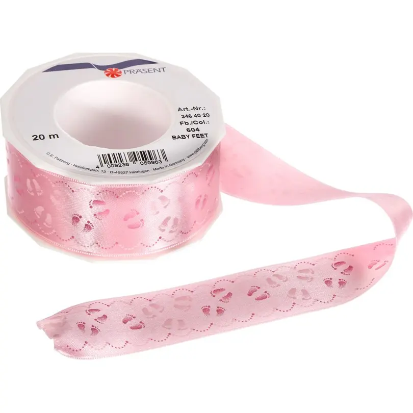 Geschenkband Baby Feet