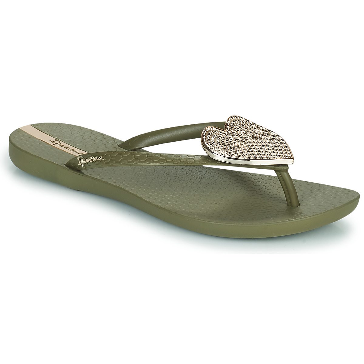 Ipanema - MAXI HEART - Gold / Kaki