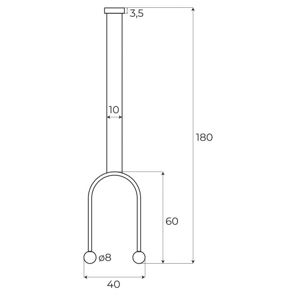 Lampa wisząca ENIGMA zielona LED 2x4W Ciepła biel 352lm Maxlight