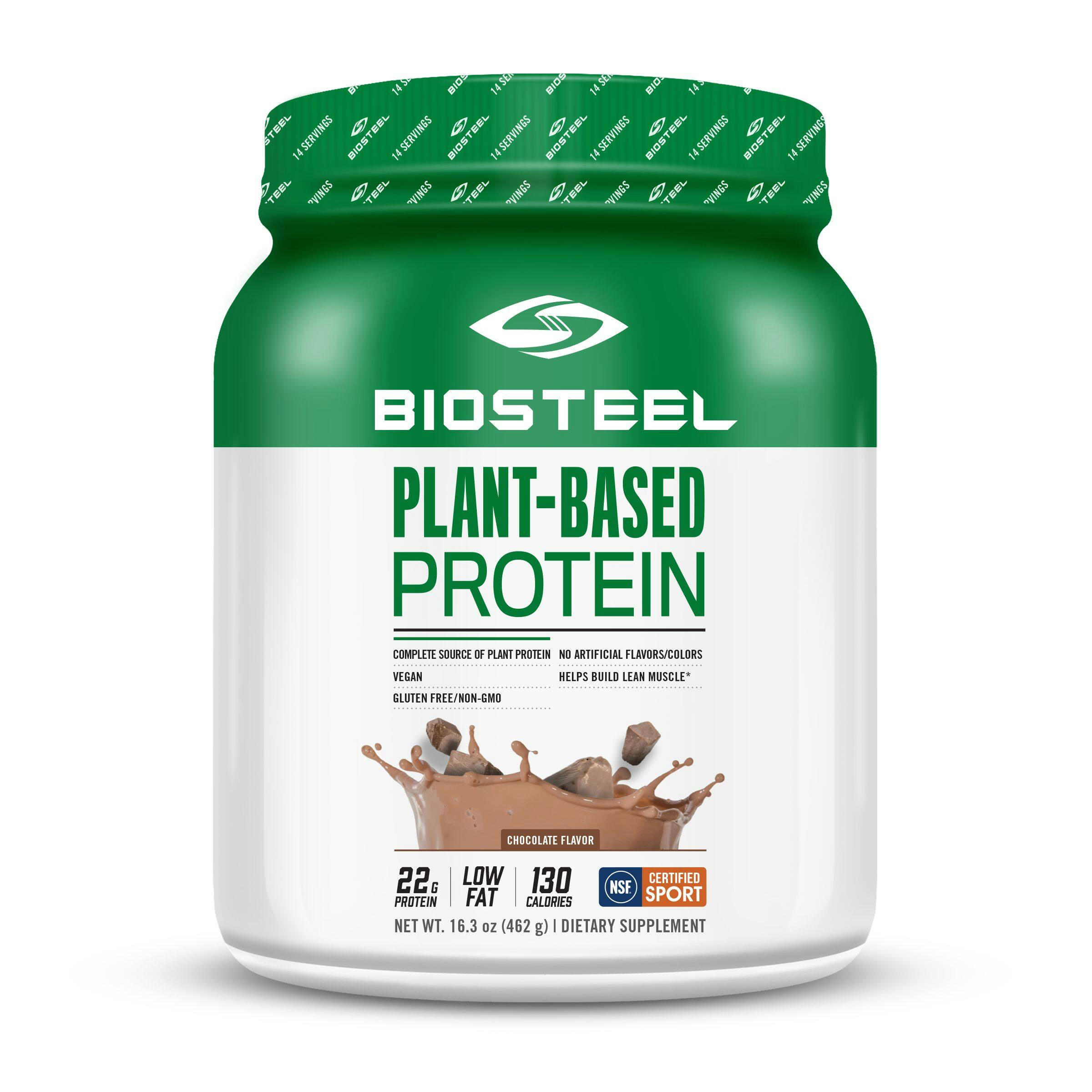BioSteel Plant Based Protein Powder, Vegan Dietary Supplement, Chocolate, 462-g