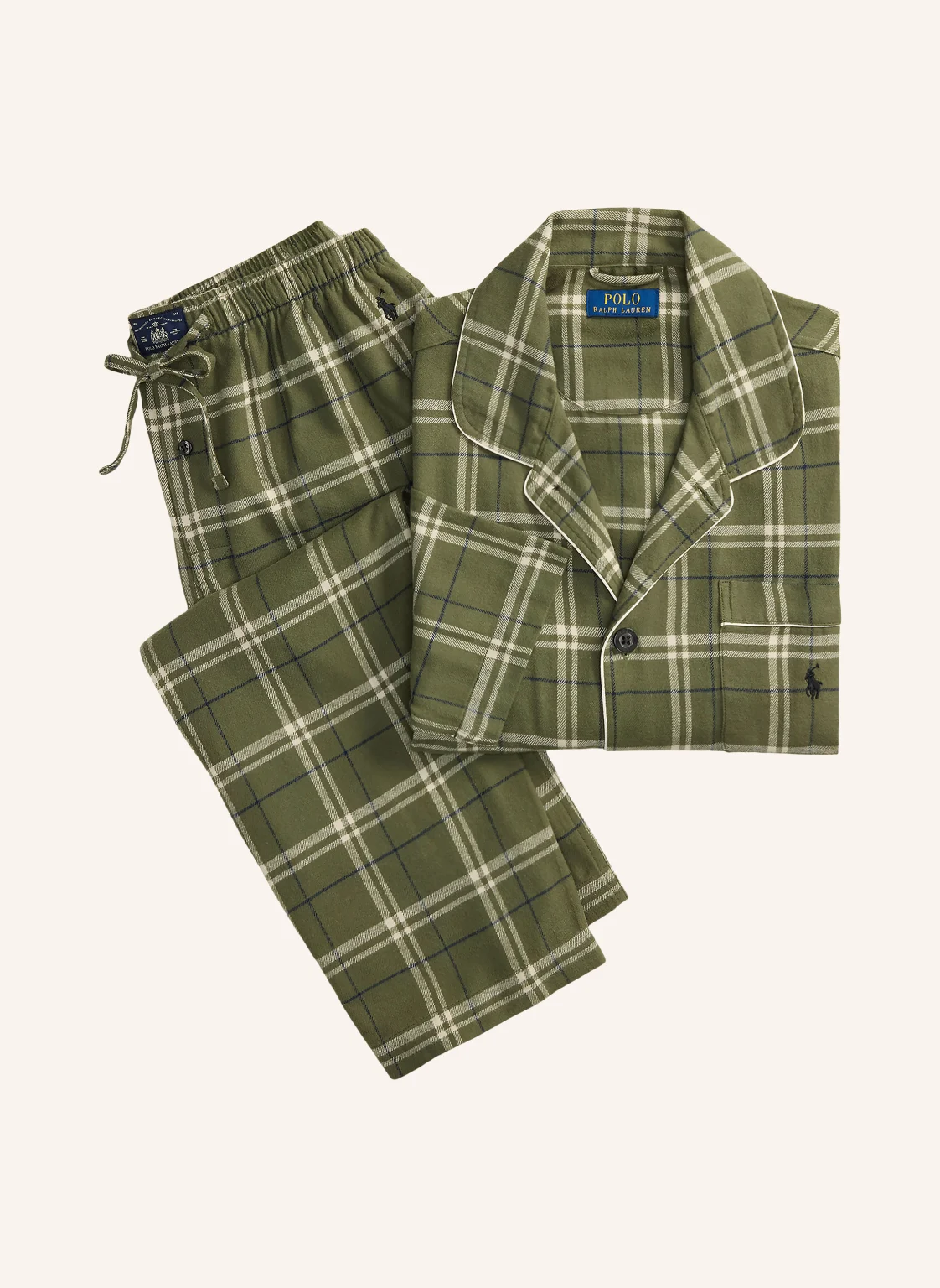 POLO RALPH LAUREN Flanell-Schlafanzug