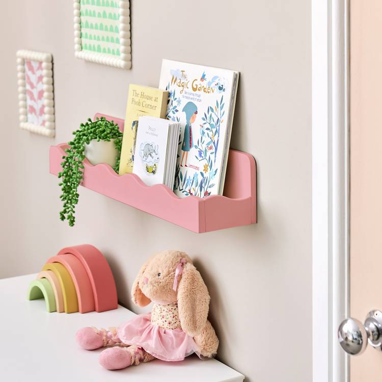Habitat Kids Scalloped Storage Shelf - Pink