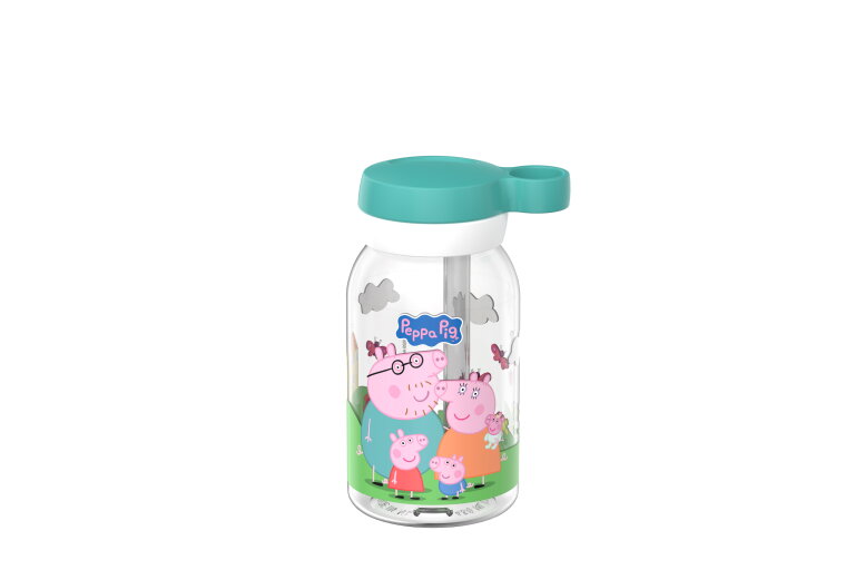 Campus drinkfles met rietje 450 ml - Peppa Pig
