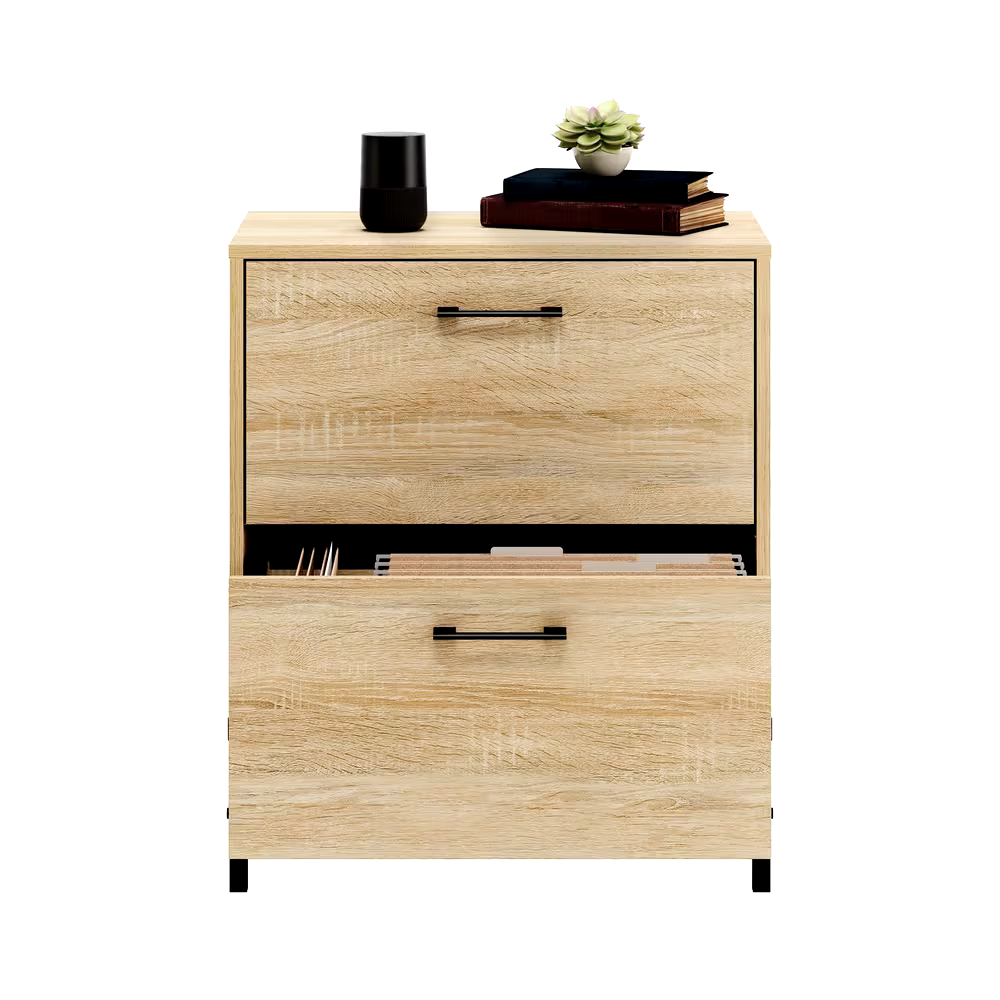 Sauder North Avenue Interlocking Lateral File Storage Cabinet, Charter Oak