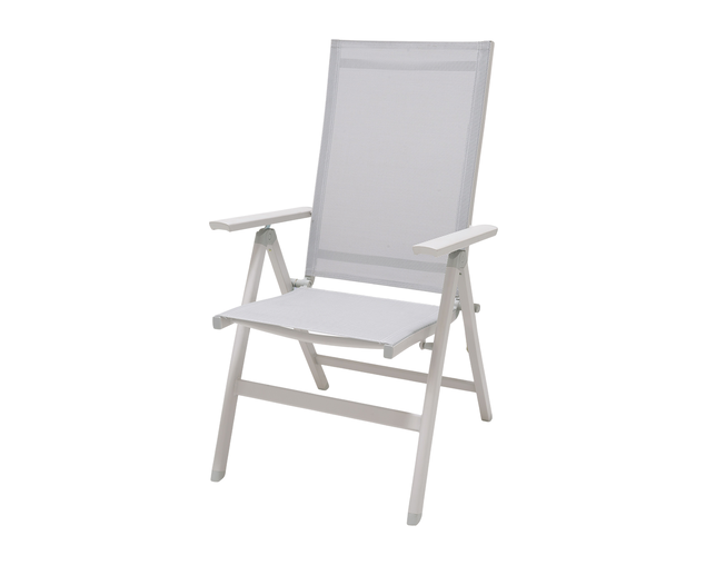 Frankie Folding Recliner Chair - Bone