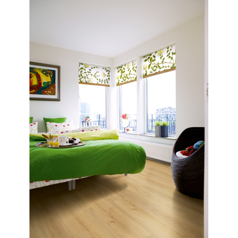 Sol stratifié Domestic Elegance sans chanfrein chêne naturel chaud 1,82 m² PERGO