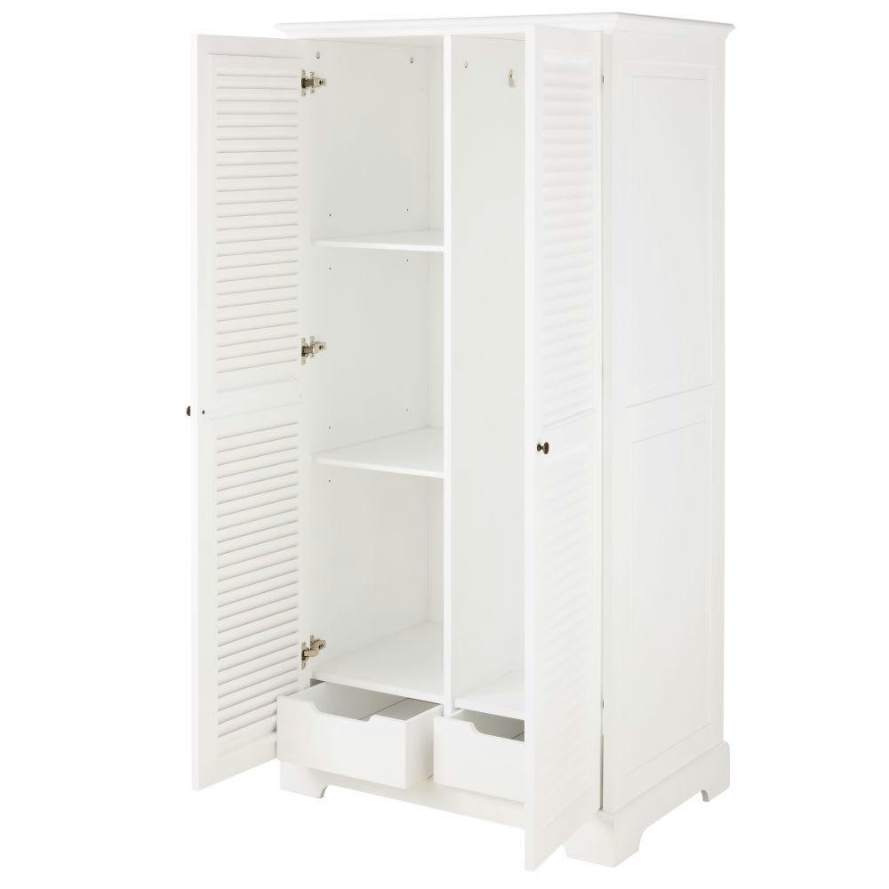 Barbade - Dressing 2 portes blanc