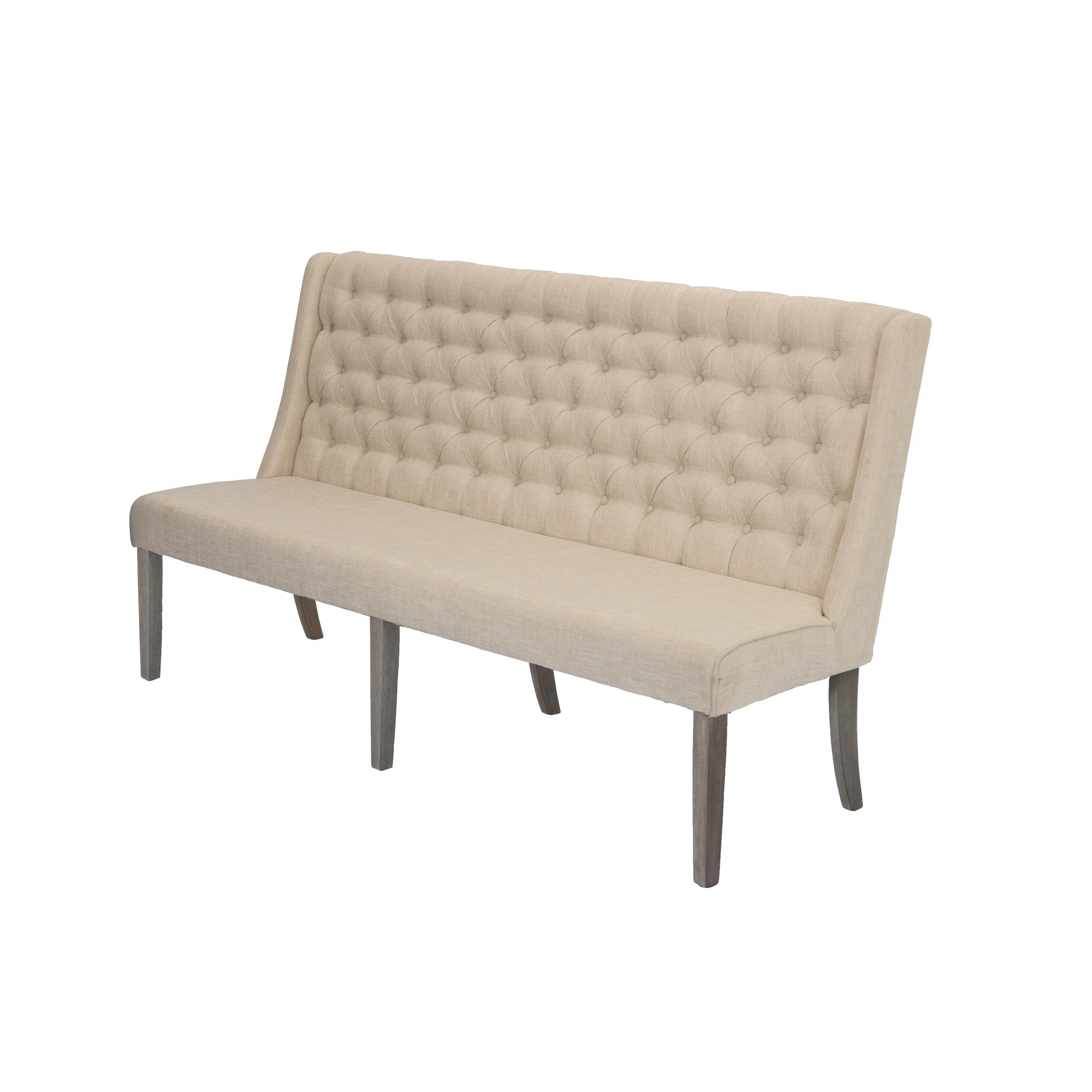 Best Quality Furniture Tufted Upholstered Bench - 19 Seat Height