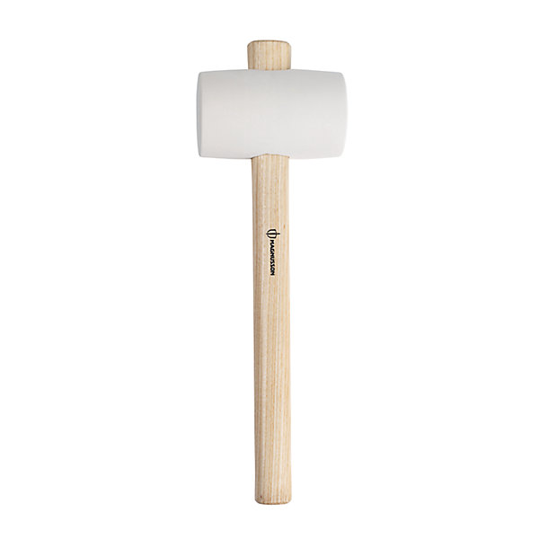 Maillet caoutchouc à poignée Magnusson 453g blanc