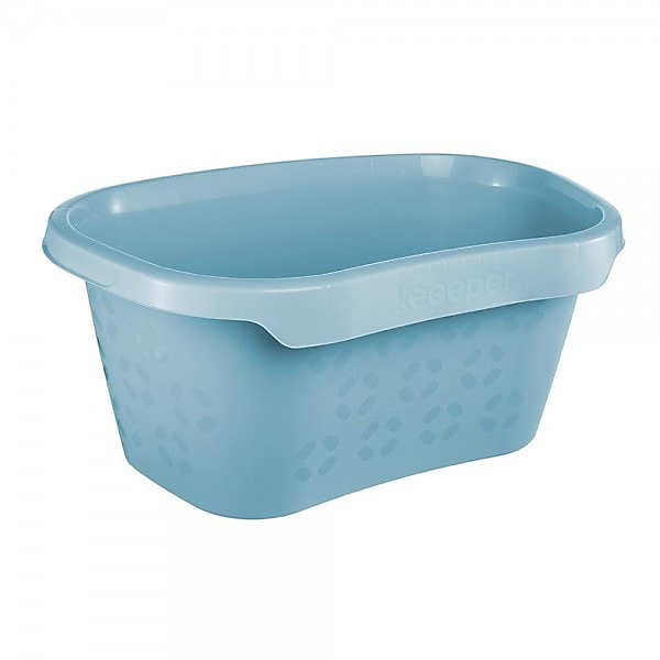 Corbeille à linge en Plastique 30,5 litres compacte et confortable - Gris