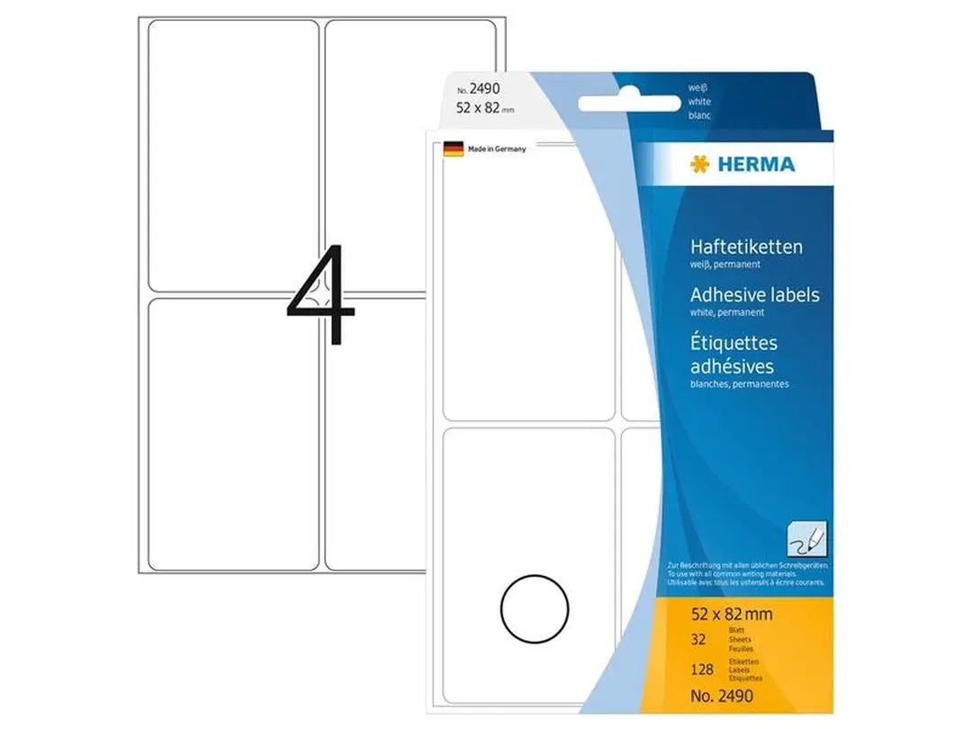 Etiketten Universal