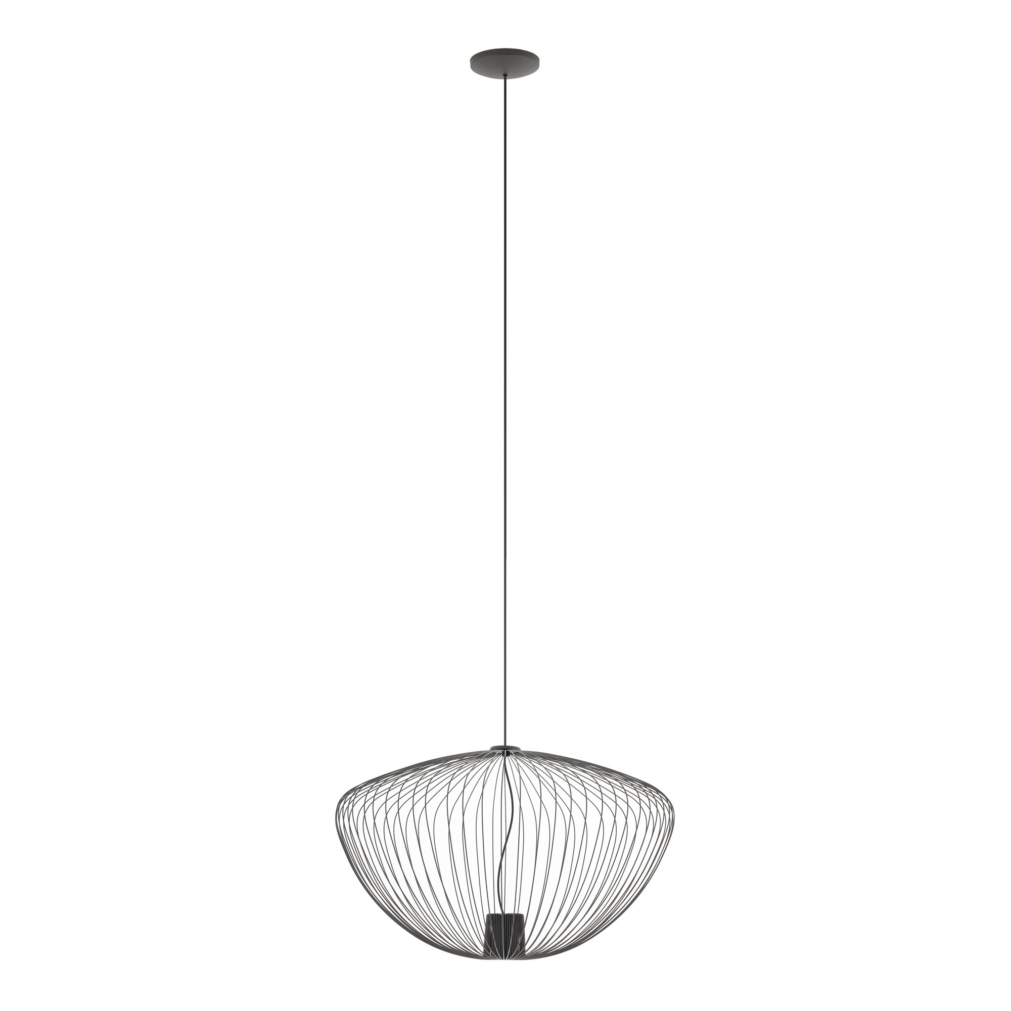 Lampa wisząca ciemny szary PUMPKIN M 1xGU10x10W Nowodvorski