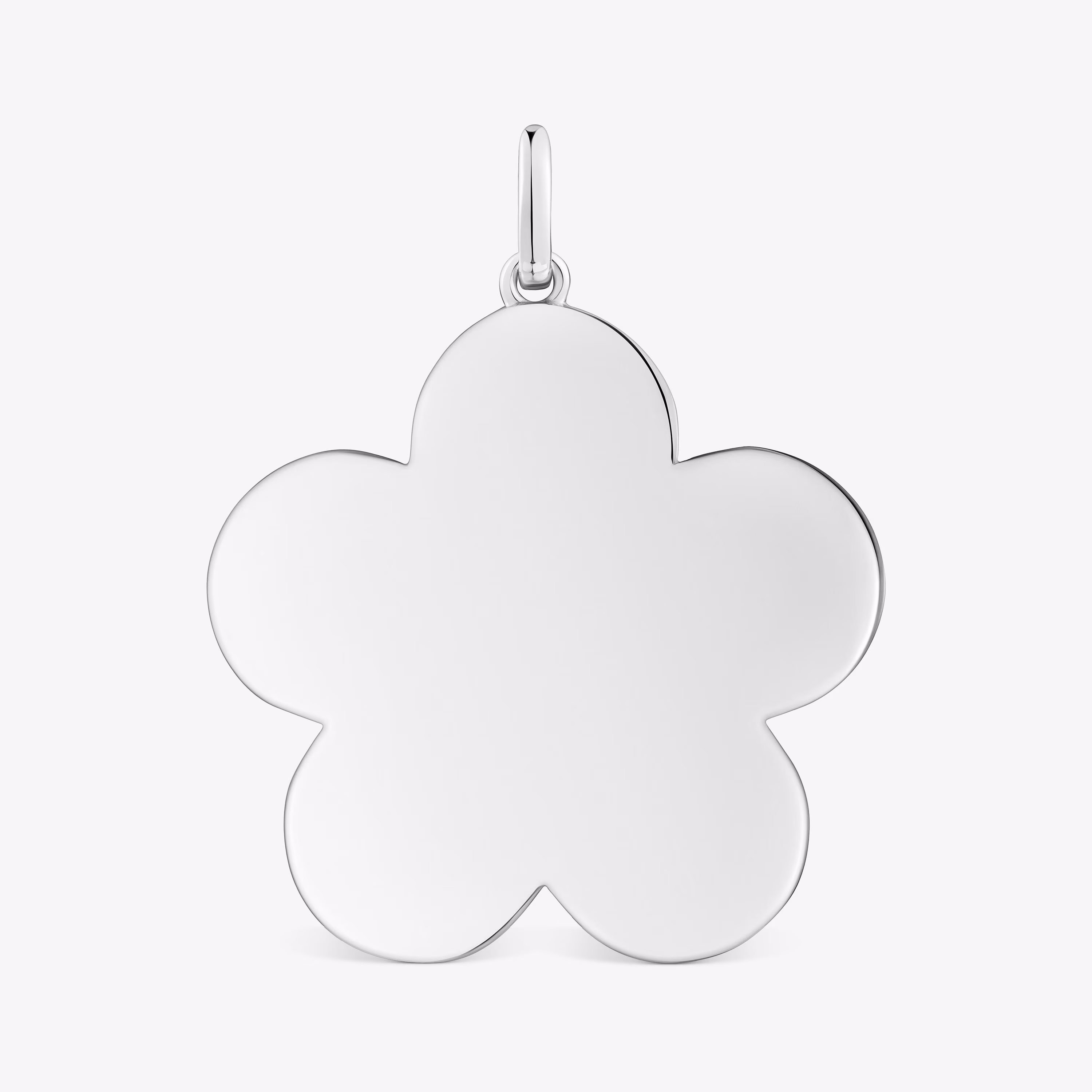 Colgante mediano flor de plata 29 mm Sweet Dolls