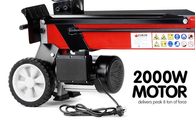 NNEDPE Yukon 240V Electric Log Splitter Wood Cutter - 8Ton