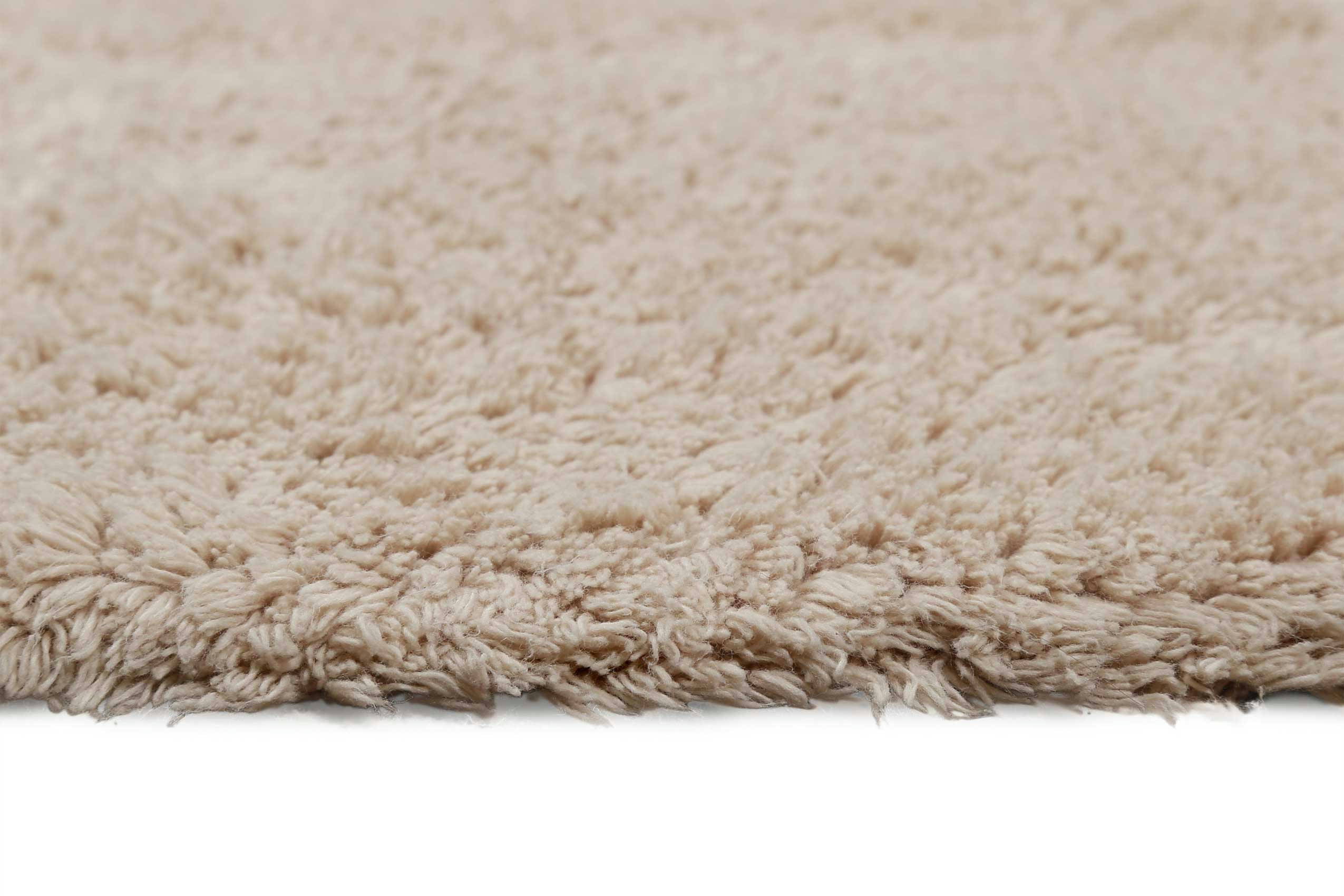 OLE - Tapis de bain doux beige sable coton 60x100