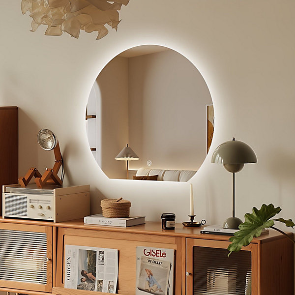 Miroir LED Design coupé 54x60 cm - DILECI