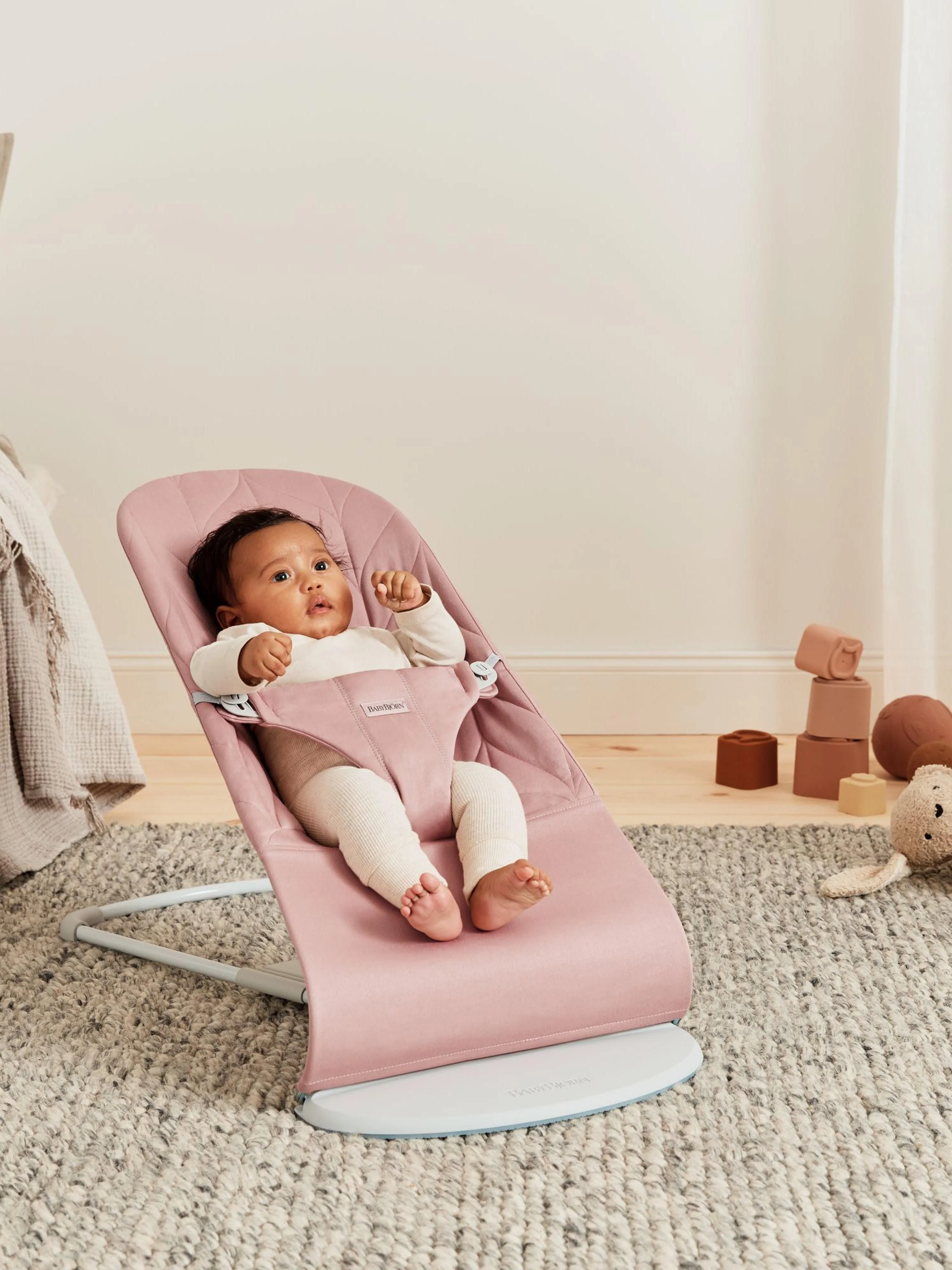 Gesteppte Babywippe Bliss