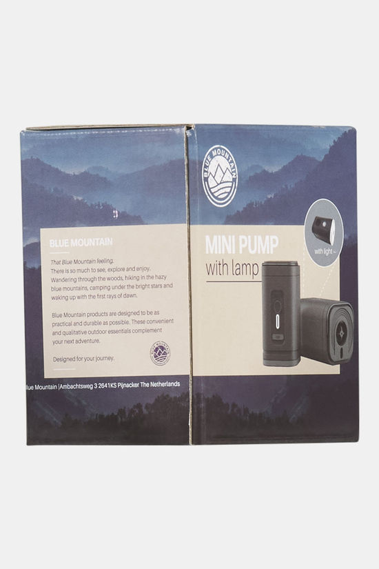 Blue Mountain Mini Pump With Lamp Pomp