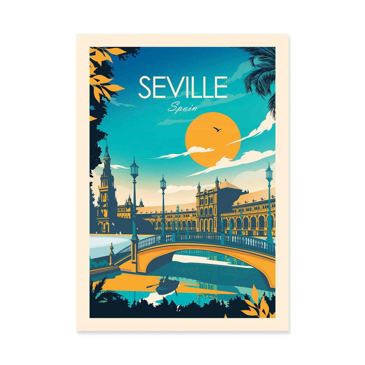 STUDIO INCEPTION - SEVILLE - STUDIO INCEPTION - Affiche d'art 50 x 70 cm