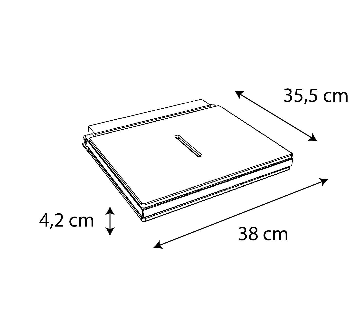 LOFT-GAME - Siège  Acier inoxydable  Blanc  à fixer au mur