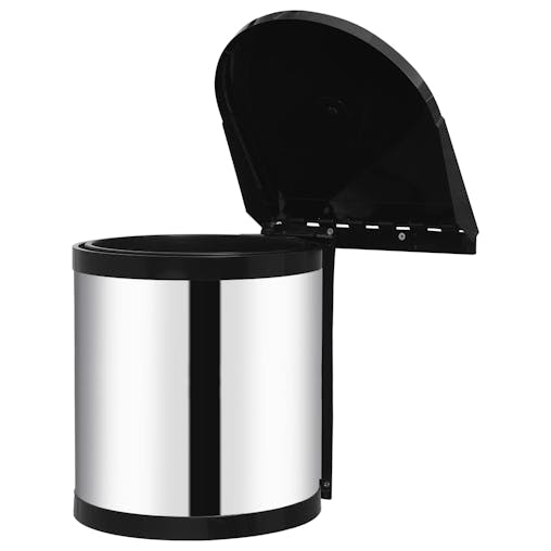NNEVL Kitchen Built-in Dust Bin Stainless Steel 12 L
