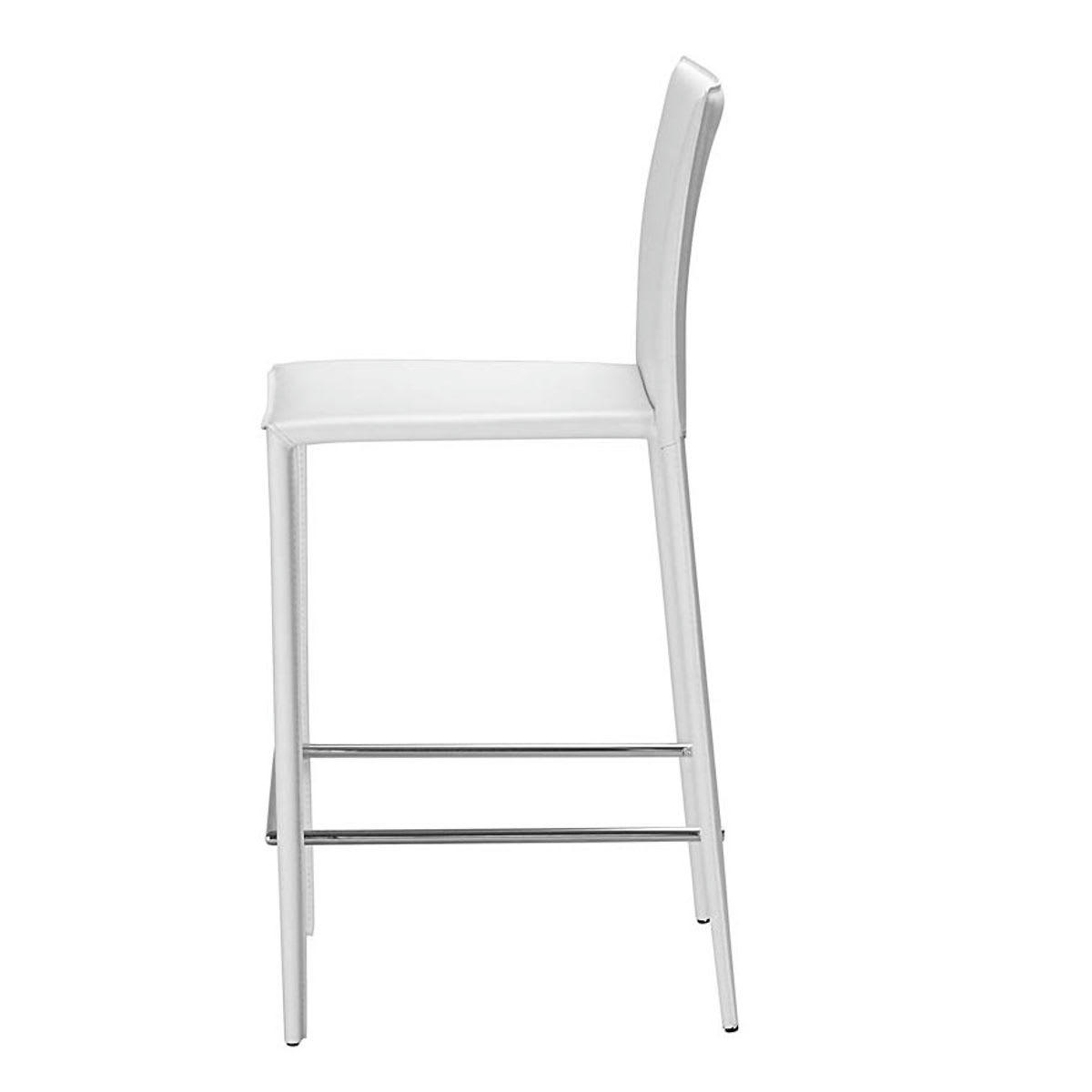 BORÉALE - Chaise plan de travail blanche