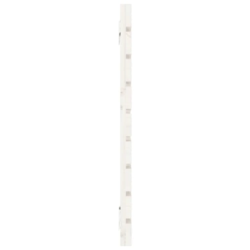NNEVL Wall Headboard White 141x3x63 cm Solid Wood Pine