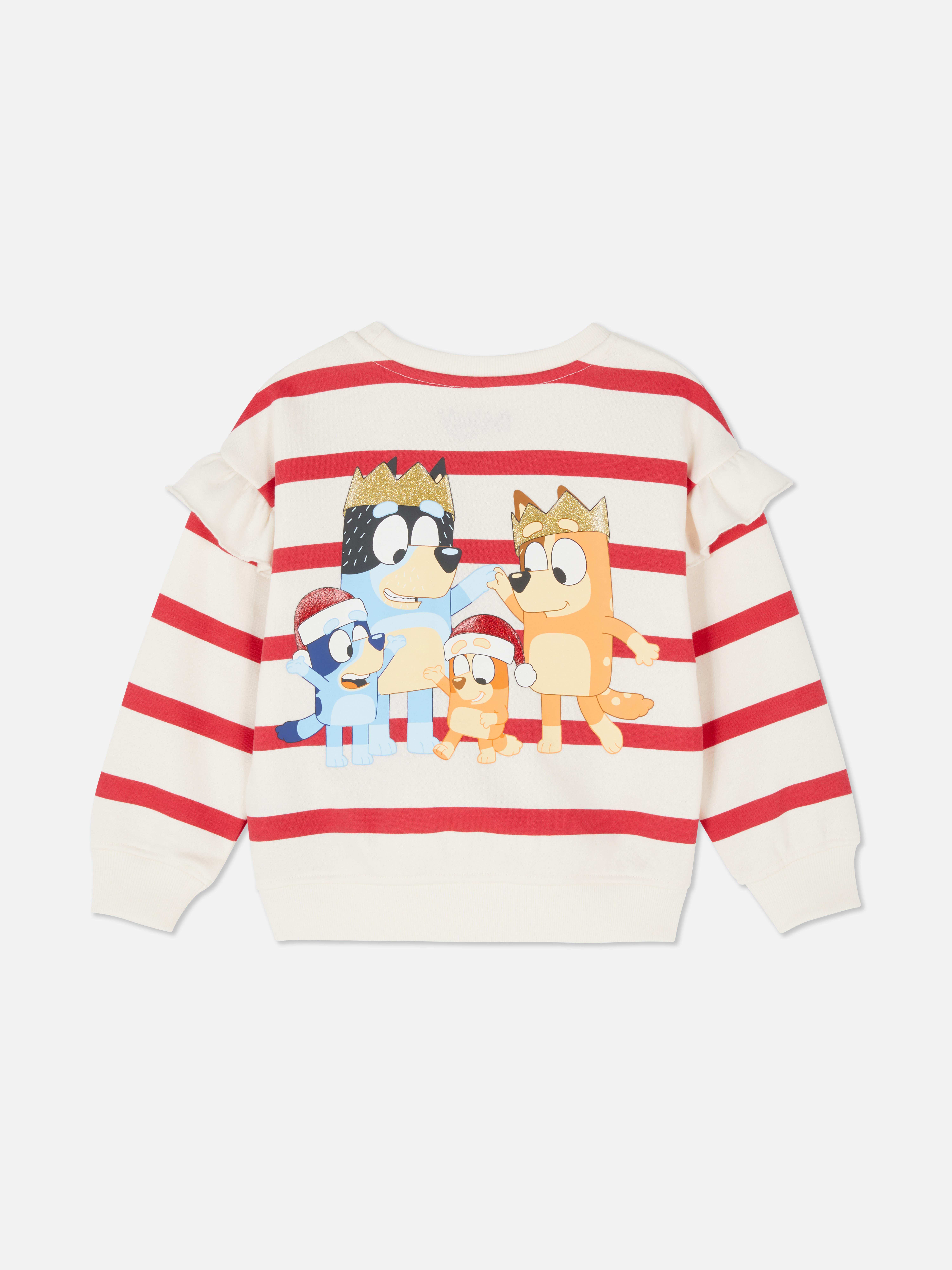 1.5-7yrs | Bluey Ruffle Sweatshirt