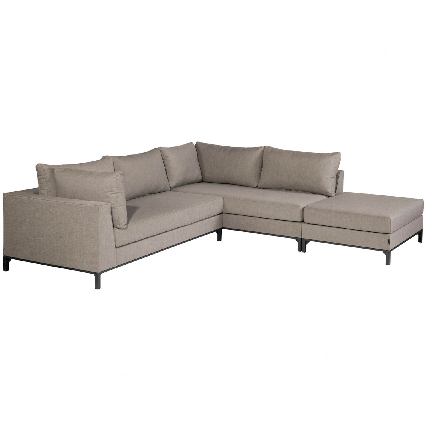 WOOOD Sicilië Loungeset All Weather – Rechts - Taupe
