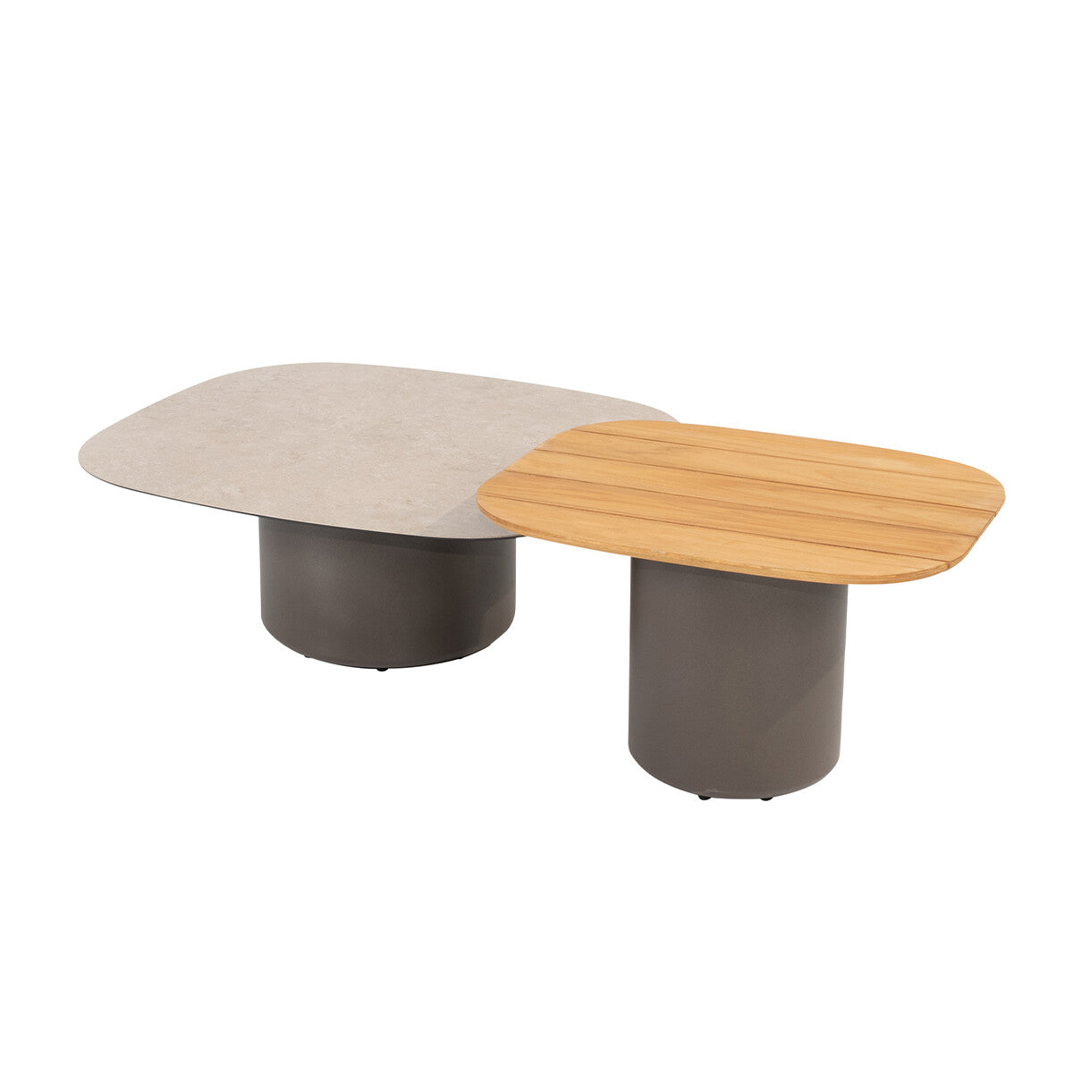 4 Seasons loungetafels Demi 50x60 cm en 70x80 cm - terre