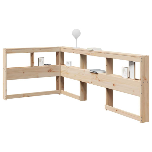 Zagłówek regału na książki Brąz 98.5 x 218.5 x 80 cm vidaXL