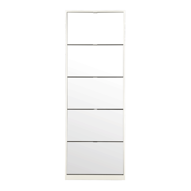 SAPATEIRA PISO/PAREDE 5 PORTAS BASCULANTES FAMILY MIRROR