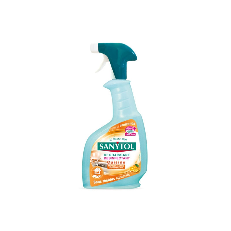 Spray désinfectant et dégraissant cuisine 0,5 L SANYTOL