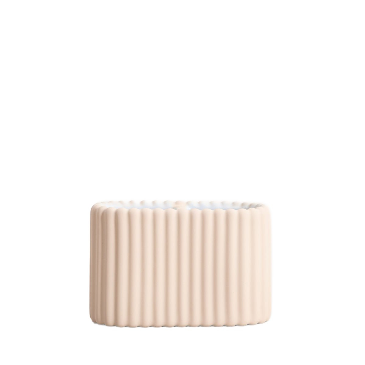 Kubek łazienkowy SOLVANI beżowy 13,9x6,7x8,8 cm HOMLA