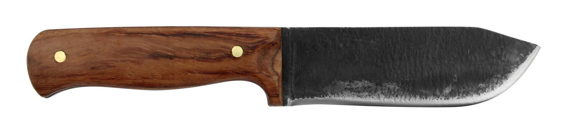 Huntshield Northern Hertigate Forged AP Knife w/ Vintage-Style Leather Sheath