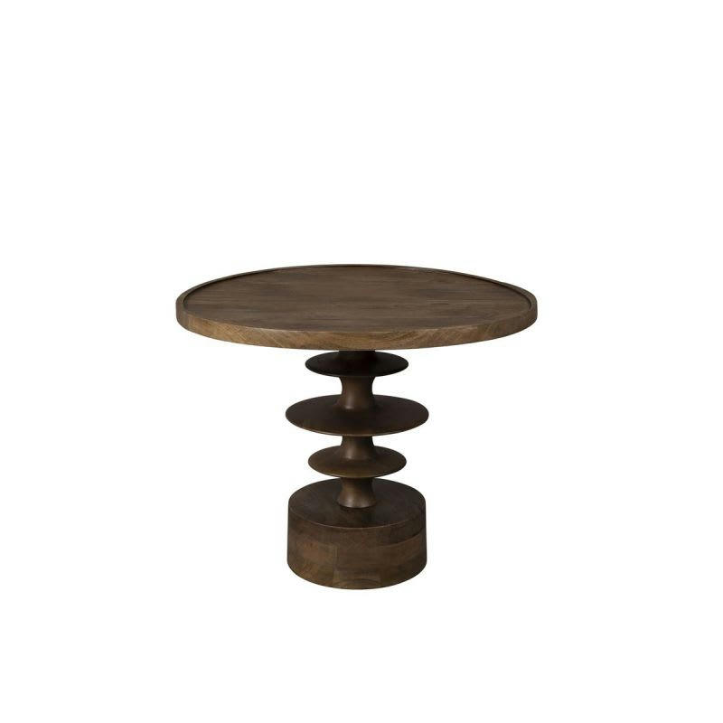 CATH - Table basse design en bois marron