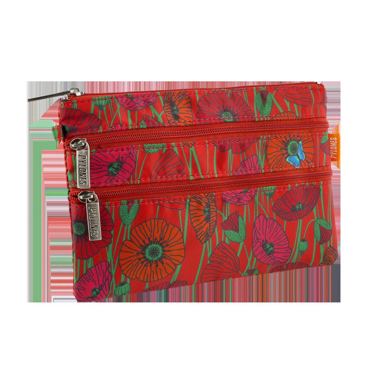 ZIP IT - Pochette 3 zips 20x13x1cm