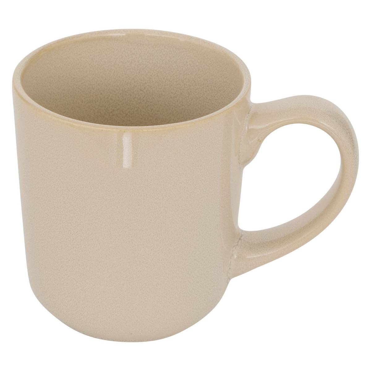Mug"Unknown Land" fa&iuml;ence, 420 ml, Marron Tonka