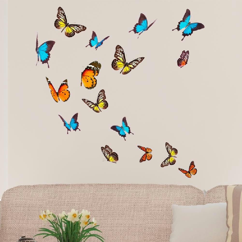 - Autocollant mural papillons