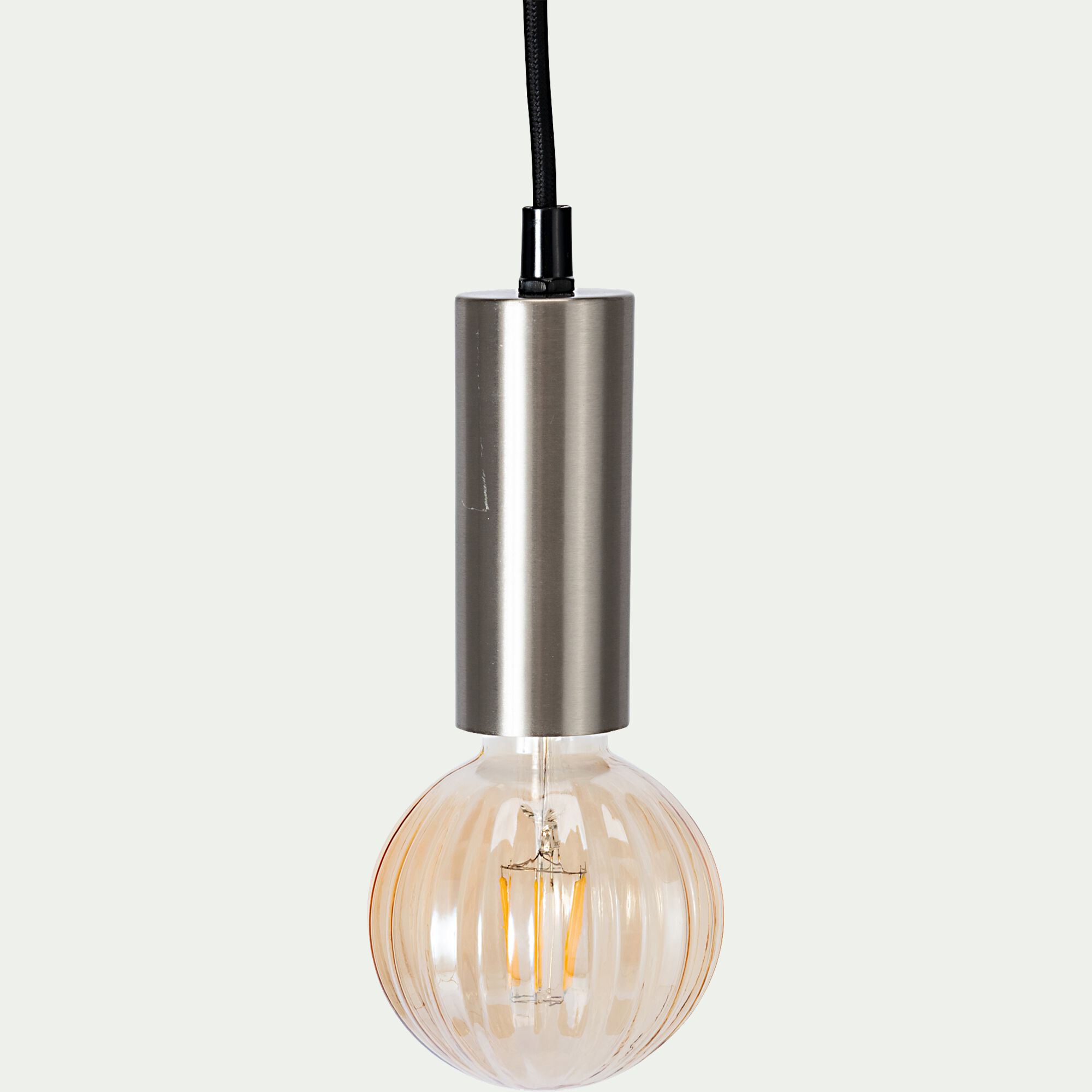TEOULA - Suspension électrifiée en fer D10x150cm - argenté