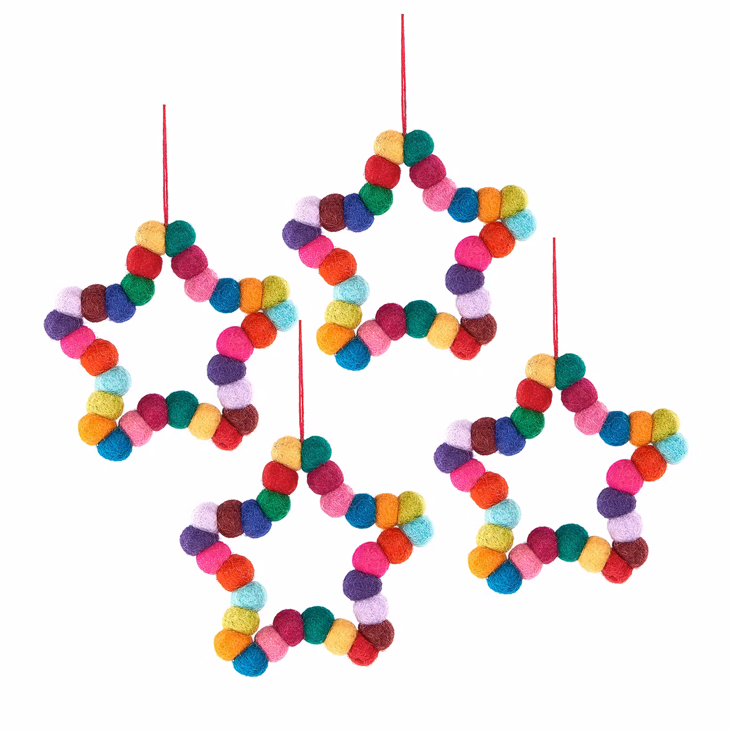 HANG ON Baumanhänger Stern 4er-Set