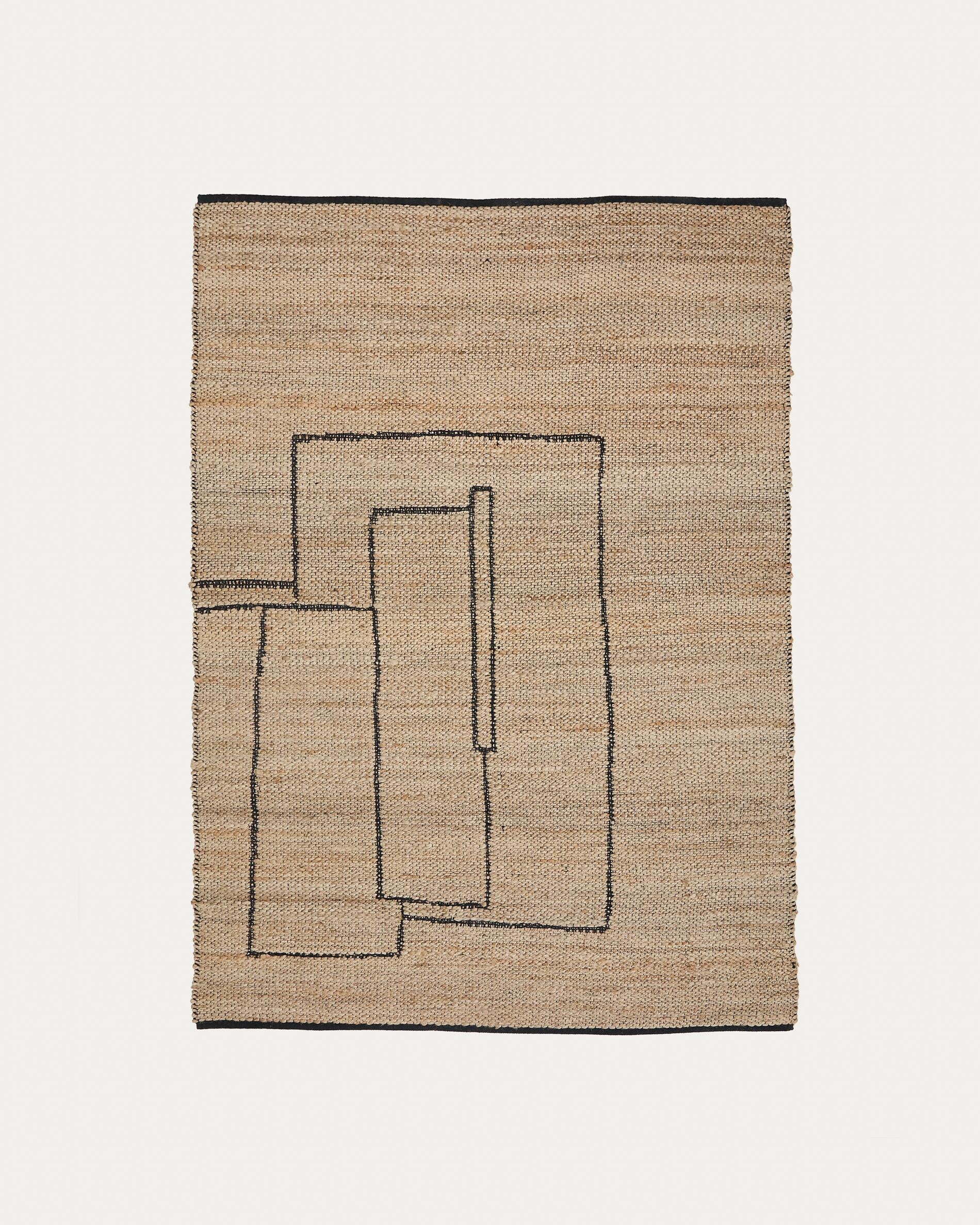 Rug Velira in jute 160 x 230 cm