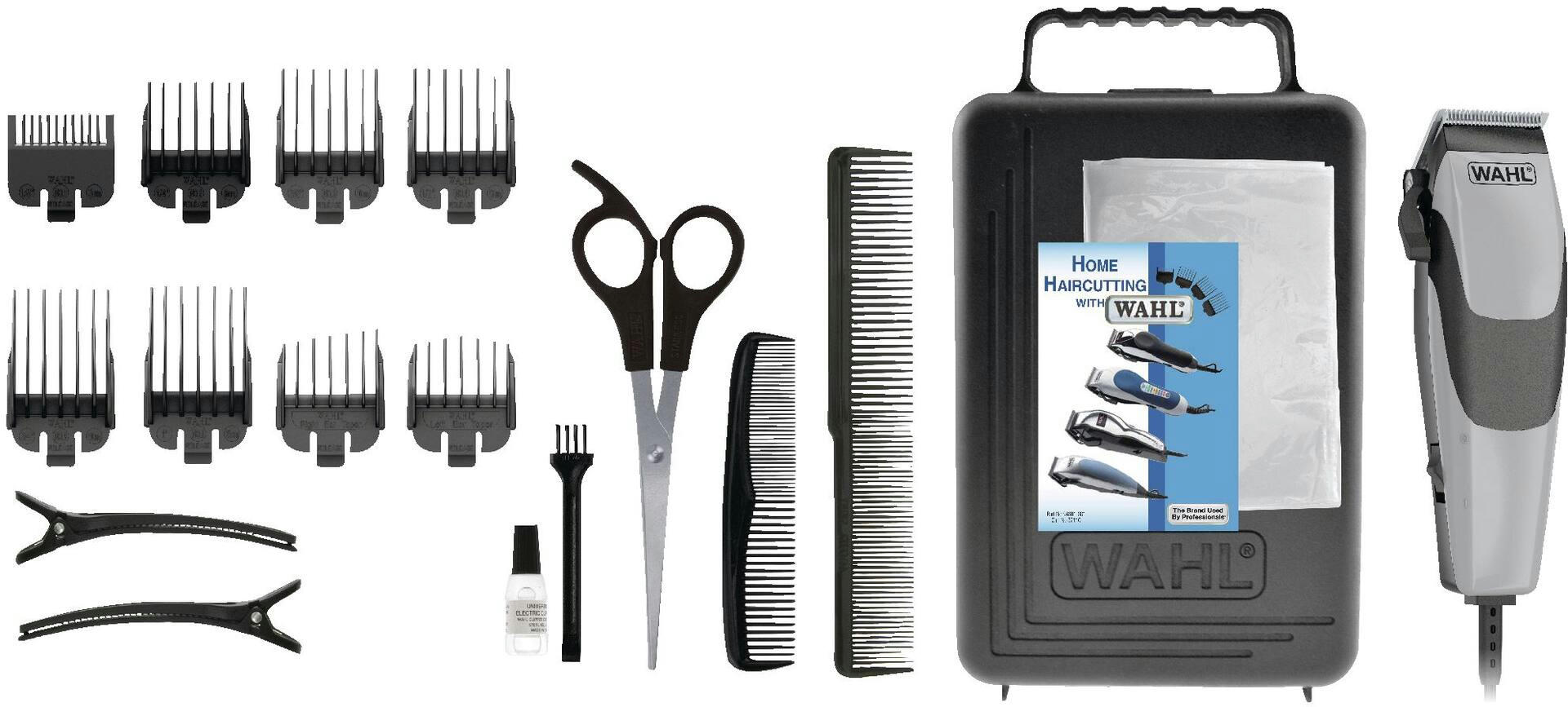 Wahl Sure Cut Haircutting Kit with Trimmer/Clipper, Guide Combs, Scissors, 19-pc